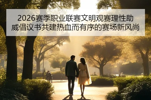 2026赛季职业联赛文明观赛理性助威倡议书共建热血而有序的赛场新风尚